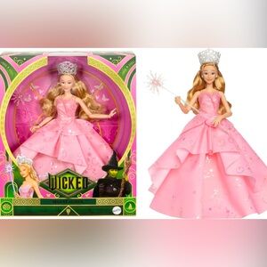 Glinda Wicked Deluxe Doll - New in Packaging